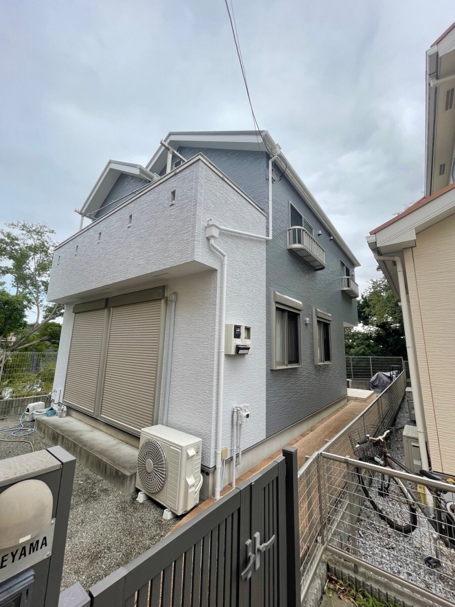 侑工務店の外壁塗装施工後の住宅